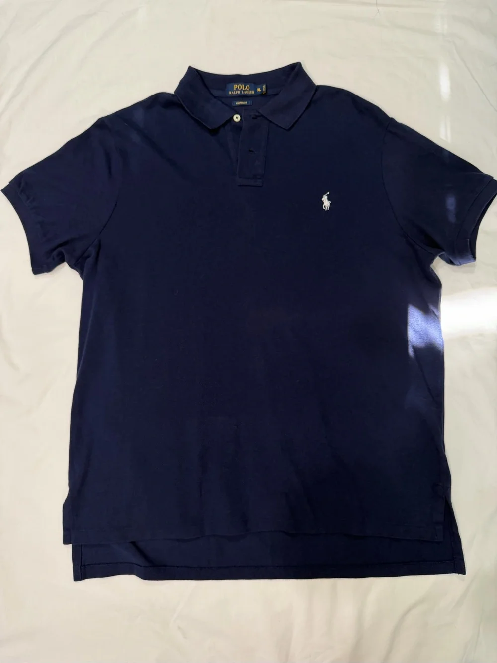 Polo by Ralph Lauren Navy Polo with White Pony Logo